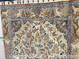 MaxSold Auction: Persian Oriental Area Rug 70 x 45 in Cream Blue Tan - Kawartha Lakes (Ontario, Canada) PARTNER MANAGED Downsizing Online Auction - Sugarbush Trail