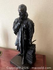 MaxSold Auction: Pierre-Jean David D'Angers.  Standing Figure of Ambroise Pare.  BRONZE - Kawartha Lakes (Ontario, Canada) PARTNER MANAGED Downsizing Online Auction - Sugarbush Trail