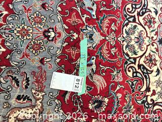 MaxSold Auction: Red Persian-Style Hand-Knotted Wool Area Rug, 85" x 125" - Kawartha Lakes (Ontario, Canada) PARTNER MANAGED Downsizing Online Auction - Sugarbush Trail