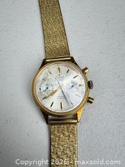 MaxSold Auction: Stowa Chrono /  Wrist Watch, Mesh Band, 14 kt Gold - Kawartha Lakes (Ontario, Canada) PARTNER MANAGED Downsizing Online Auction - Sugarbush Trail