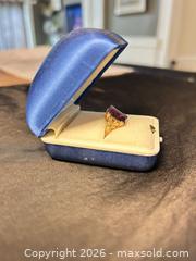 MaxSold Auction: Vintage Filigree 10K Yellow Gold Amethyst Ring - Kawartha Lakes (Ontario, Canada) PARTNER MANAGED Downsizing Online Auction - Sugarbush Trail