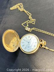 MaxSold Auction: Waltham Gold-Filled Pocket Watch, Roman Numerals - Kawartha Lakes (Ontario, Canada) PARTNER MANAGED Downsizing Online Auction - Sugarbush Trail