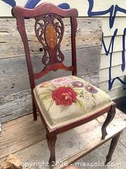MaxSold Auction: Edwardian Fancy Side Chair  - Toronto (Ontario, Canada) SELLER MANAGED Reseller Online Auction -  Bloor Street West