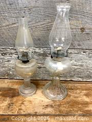 MaxSold Auction: Two Antique Coal Oil Lampsq - Toronto (Ontario, Canada) SELLER MANAGED Reseller Online Auction -  Bloor Street West