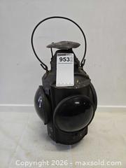 MaxSold Auction: CPR Canadian Pacific Railroad Signal Lantern with Colored Lenses - Quinte West (Ontario, Canada) SELLER MANAGED Estate Sale Online Auction - Foxboro Stirling Road