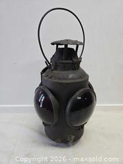 MaxSold Auction: CPR Canadian Pacific Railroad Signal Lantern with Colored Lenses - Quinte West (Ontario, Canada) SELLER MANAGED Estate Sale Online Auction - Foxboro Stirling Road