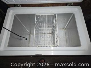 MaxSold Auction: Danby DCF550W 5.5 cu ft Chest Freezer - White - Quinte West (Ontario, Canada) SELLER MANAGED Estate Sale Online Auction - Foxboro Stirling Road