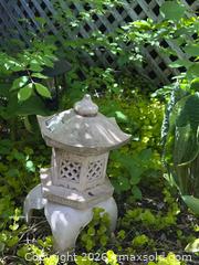MaxSold Auction: Pair of Concrete Japanese Pagoda Garden Lanterns B - Ottawa (Ontario, Canada) Moving Online Auction - Waverley Street