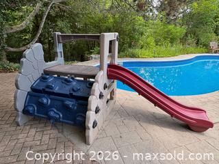 MaxSold Auction: Little Tikes Kids Outdoor Climbing Frame Playset with Slide, Rock Wall & Net - Oakville (Ontario, Canada) SELLER MANAGED Downsizing Online Auction - Willowridge Court