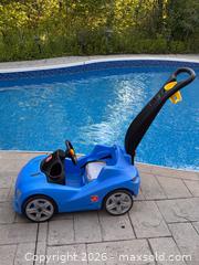 MaxSold Auction: Step2 Whisper Ride II Blue Toddler Push Car Kids Ride-On Toy Stroller Buggy - Oakville (Ontario, Canada) SELLER MANAGED Downsizing Online Auction - Willowridge Court