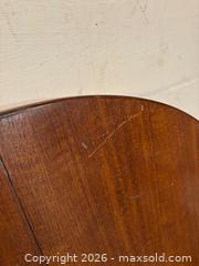 MaxSold Auction: Round Brown Wood Dining Table with Detachable Legs - Oak Bay (British Columbia, Canada) PARTNER MANAGED Moving Online Auction - Byng Street