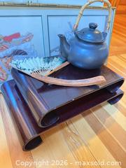 MaxSold Auction: Asian-Inspired Mixed Lot: Framed Prints, Teapot, Fan, Textiles - North Saanich (British Columbia, Canada) PARTNER MANAGED Estate Sale Online Auction - Woodcreek Drive