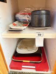 MaxSold Auction: Assorted Serving Trays & Platters — Metal, Glass, Mother-of-Pearl - North Saanich (British Columbia, Canada) PARTNER MANAGED Estate Sale Online Auction - Woodcreek Drive
