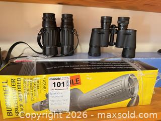MaxSold Auction: Bushnell & Celestron 7x35 Binoculars and Spotting Scope - North Saanich (British Columbia, Canada) PARTNER MANAGED Estate Sale Online Auction - Woodcreek Drive