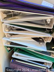 MaxSold Auction: Lot of 3-Ring Zippered Binders, 1 inch Rings, Assorted Colors (16-30) - North Saanich (British Columbia, Canada) PARTNER MANAGED Estate Sale Online Auction - Woodcreek Drive