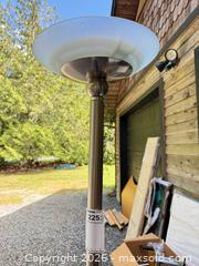 MaxSold Auction: Modern Brushed Nickel Floor Lamp with Frosted Glass Shade - North Saanich (British Columbia, Canada) PARTNER MANAGED Estate Sale Online Auction - Woodcreek Drive