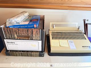 MaxSold Auction: Renz Combi S Comb Binding Machine - North Saanich (British Columbia, Canada) PARTNER MANAGED Estate Sale Online Auction - Woodcreek Drive
