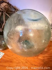 MaxSold Auction: Set of 4 Aqua Glass Fishing Floats, 3"/5"/9–10" - North Saanich (British Columbia, Canada) PARTNER MANAGED Estate Sale Online Auction - Woodcreek Drive