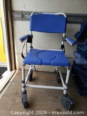 MaxSold Auction: Portable toilet chair on wheels - Mississauga (Ontario, Canada) SELLER MANAGED Estate Sale Online Auction - Matheson Boulevard East (STORAGE)