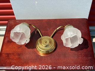 MaxSold Auction: Vintage beautiful glass light fixture  - Mississauga (Ontario, Canada) SELLER MANAGED Estate Sale Online Auction - Matheson Boulevard East (STORAGE)