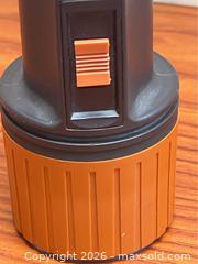 MaxSold Auction: Vintage Black and Orange Duracell Durabeam Flashlight (shipping available) - Campbell (California, USA) SELLER MANAGED Downsizing Online Auction - Dell Avenue 
