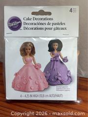 MaxSold Auction: VTG Wilton Cake Topper Dolls Lot of 4 NOS 4.25 Inch Princess Picks Figures NEW (shipping available) - Campbell (California, USA) SELLER MANAGED Downsizing Online Auction - Dell Avenue 