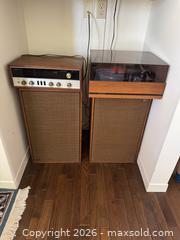 MaxSold Auction: Stereo with record player - North Middlesex (Ontario, Canada) SELLER MANAGED Estate Sale Online Auction - Anna