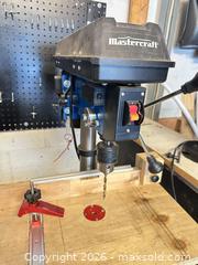 MaxSold Auction: Mastercraft Bench Drill Press — Corded Electric, Keyed Chuck - Gananoque (Ontario, Canada) SELLER MANAGED Downsizing Online Auction - West King Street
