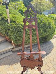 MaxSold Auction: Mahogany Artist’s Easel  - Toronto (Ontario, Canada) SELLER MANAGED Moving Online Auction - North Park Drive
