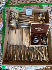 MaxSold Auction: 800 Silver Flatware Set with Knives, Forks, Spoons, and Boxed Set - Addington Highlands (Ontario, Canada) PARTNER MANAGED Downsizing Online Auction - Highway 41