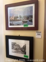 MaxSold Auction: Framed Artwork Lot: Colour Painting and Pencil Drawing - Addington Highlands (Ontario, Canada) PARTNER MANAGED Downsizing Online Auction - Highway 41