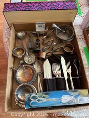 MaxSold Auction: Silverplate Flatware, Tableware, and Accessories - Addington Highlands (Ontario, Canada) PARTNER MANAGED Downsizing Online Auction - Highway 41