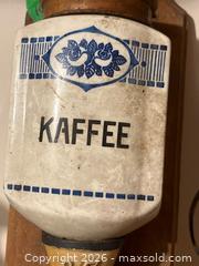 MaxSold Auction: Vintage RZ Wall-Mounted Kaffee Grinder and Decorative Bell - Addington Highlands (Ontario, Canada) PARTNER MANAGED Downsizing Online Auction - Highway 41