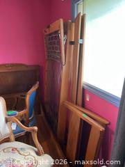 MaxSold Auction: Wooden Bed Frame with Metal Spring Support - Addington Highlands (Ontario, Canada) PARTNER MANAGED Downsizing Online Auction - Highway 41