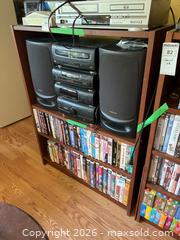MaxSold Auction: Wooden Media Shelves - Addington Highlands (Ontario, Canada) PARTNER MANAGED Downsizing Online Auction - Highway 41