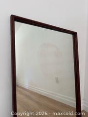 MaxSold Auction: R.Huber teak mirror - 41.25" × 29.25" - Pickering (Ontario, Canada) SELLER MANAGED Reseller Online Auction - Denby Drive