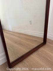 MaxSold Auction: R.Huber teak mirror - 41.25" × 29.25" - Pickering (Ontario, Canada) SELLER MANAGED Reseller Online Auction - Denby Drive