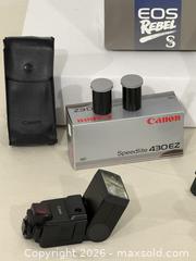 MaxSold Auction: Canon EOS Rebel Camera - Parma (New York, USA) SELLER MANAGED Reseller Online Auction - Upton Street