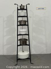 MaxSold Auction: Cookware stand with cookware - Parma (New York, USA) SELLER MANAGED Reseller Online Auction - Upton Street