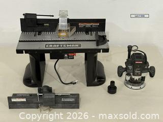 MaxSold Auction: Router, router table and accessories - Parma (New York, USA) SELLER MANAGED Reseller Online Auction - Upton Street