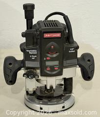 MaxSold Auction: Router, router table and accessories - Parma (New York, USA) SELLER MANAGED Reseller Online Auction - Upton Street
