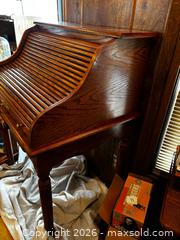 MaxSold Auction: Oak roll top desk  - Langley (British Columbia, Canada) SELLER MANAGED Estate Sale Online Auction -  244 Street