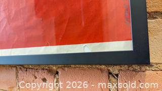 MaxSold Auction: Original USSR Soviet Political Poster, 1971; 28.5" x 40.25", Framed with glass - Toronto (Ontario, Canada) SELLER MANAGED Moving Online Auction - Langford Avenue