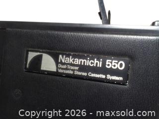 MaxSold Auction: nakamichi 550 dual tracer versatile stereo cassette system - Upper Moreland Township (Pennsylvania, USA) SELLER MANAGED Charity/Fundraising Online Auction - Davisville Road