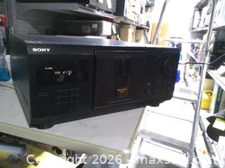 MaxSold Auction: Sony mega storage CD player - Upper Moreland Township (Pennsylvania, USA) SELLER MANAGED Charity/Fundraising Online Auction - Davisville Road
