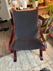 MaxSold Auction: Canadian made PlyDesigns Teak Scandinavian Bentwood Sling Lounge Chair - Saanich (British Columbia, Canada) SELLER MANAGED Downsizing Online Auction - Glanford Avenue