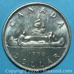 MaxSold Auction: 1954 Silver Dollar - Lincoln (Ontario, Canada) SELLER MANAGED Downsizing Online Auction - Bartlett Road - Beamsville (STORAGE)