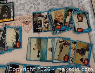 MaxSold Auction: 1977 Topps Star Wars Blue Series 1 Complete Set 1-66  - San Jose (California, USA) SELLER MANAGED Downsizing Online Auction - Clarita Avenue