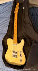 MaxSold Auction: 1989 Fender Squier Standard Telecaster Blond - San Jose (California, USA) SELLER MANAGED Downsizing Online Auction - Clarita Avenue