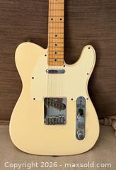MaxSold Auction: 1989 Fender Squier Standard Telecaster Blond - San Jose (California, USA) SELLER MANAGED Downsizing Online Auction - Clarita Avenue